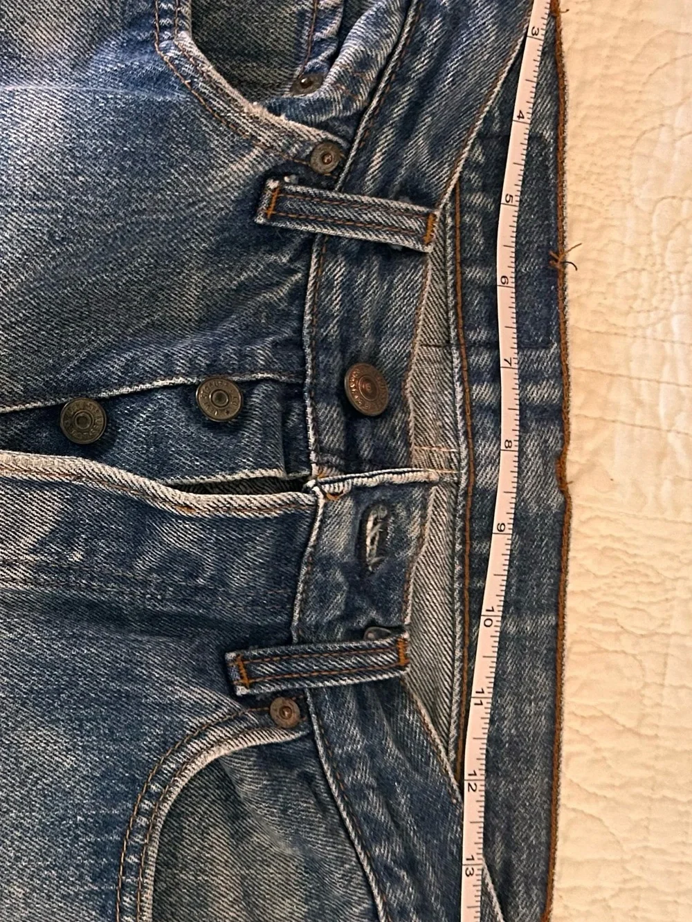 VINTAGE Levi's Men's Light Blue Straight Jeans